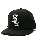 NEW BLACK CHICAGO WHITE SOX MLB NEW ERA 59 FIFTY FITTED HAT CAP BASEBALL SIZE 7 5/8