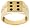 10k Yellow Gold Men's Black Diamond 