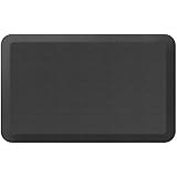 NewLife by GelPro Designer Comfort Mat, 20 by 32-Inch, Grasscloth Charcoal