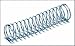 Stainless Steel 302 Compression Spring, 0.97 OD x .105 W Wire Size x 2.5 Free Length (Pack of 2)