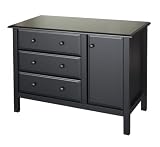 Roxanne 3 Drawer Chiffrobe in Ebony Finish By Da Vinci Baby Furniture