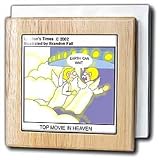 Blockbuster Movies In Heaven - 6 Inch Tile Napkin Holder