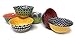 Certified International Chelsea 6 Ceramic Bowls (Green New)