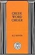 Greek Word Order (BCP Advanced Language) (BCP Advanced Language)