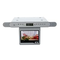 Eviant T7UC Under Cabinet 7-Inch Television, Silver