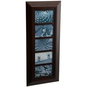 Umbra 316475-213 Bevel Five 4 by 6-Inch Photo Frame, Espresso