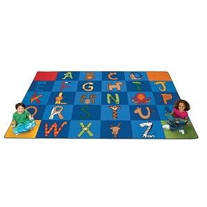 A to Z Animals Rug 7'6 x 12' by 