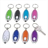 Buy 8Pk Led Keychain Safety Lights Flashlight Key Chains by Furniture Creations
