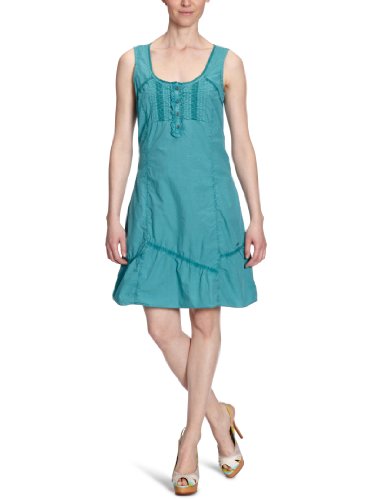 TOM TAILOR Damen Kleid (mini), 50119830070/casual summer dress, Gr. 42, Gr&uuml;n (7296) Preisvergleich