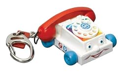 Fisher Price Chatter Phone Keychain by Basic Fun