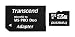 Transcend - Carte micro SD avec adaptateur Memory Stick Pro Duo - 2GB