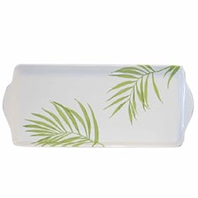 Corelle Coordinates Melamine Tidbit Tray, Bamboo Leaf by Corelle