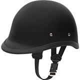 Daytona Hawk Basic/Custom Novelty Harley Cruiser Motorcycle Helmet – Dull Black / X-Large