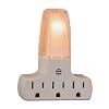 AmerTac 71044 Faceted Night Light with 3 outlets