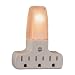 AmerTac 71044 Faceted Night Light with 3 outlets