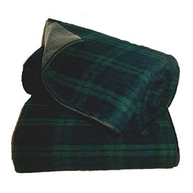 Waterproof backed tartan PICNIC RUG by Transcal