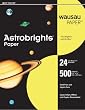 Wausau Astrobrights Heavy Duty Paper, 24 lb, 8.5 x 11 Inch, Lift-Off Lemon, 500 Sheets (21638)