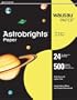Wausau Astrobrights Heavy Duty Paper, 24 lb, 8.5 x 11 Inch, Lift-Off Lemon, 500 Sheets (21638)