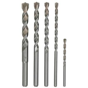 Hitachi 725610 SDS4 Five-Piece Plus and Straight Shank 4+ 5 32-Inch and 3 16-Inch Drill... by Hitachi