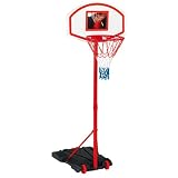 Top Basketballkorb mit Ständer Basketballständer verstellbar 165-205cm hoch