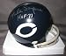 Gale Sayers Chicago Bears NFL Hand Signed Mini Football Helmet with HOF 77 Inscription