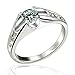 [Fashion Series] Yoursfs Unique 18k Rose Gold Plated 2ct solitaire Cubic Zirconia CZ Valentine's Day Gift Ring