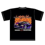 Camaro Flame Tee Shirt - large