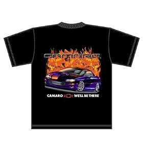 Camaro Flame Medium T-shirt by Chevrolet Apparel