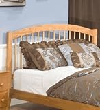 Atlantic Furniture P-94825 Windsor Twin Headboard in Natural Maple