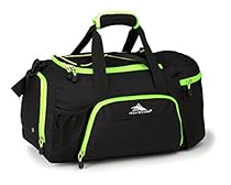 High Sierra Crossport 2 Ringleader Duffel Bag, Black/Zest
