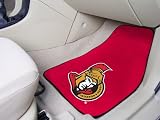 Ottawa Senators NHL 2-Piece Printed Carpet Car Mats (18x27")