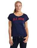 Mississippi Old Miss Rebels Off-Shoulder Top Sweatshirt