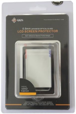GGS Self-Adhesive Special Frame Design Optical Glass LCD Screen Protector for Canon EOS 100D / Rebel SL1 / Kiss X7