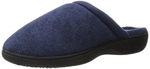 Isotoner Women's Terry Clog (Large - 8.5-9, Navy)