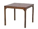 Siena Garden Playa Tisch 80x80cm Hartholz Farbe coffee