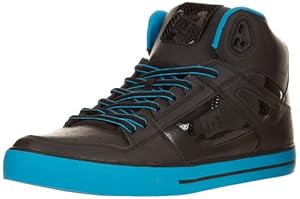 DC Men's Spartan Hi WC Fashion Sneaker,Turquoise/Black,9.5 M US