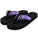 Furman Paladins Black-Purple Basic Flip Flop