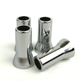 Quick Pressure - TR414 Valve Sleeves (4 units pack) - Chrome Plated Brass by Quick Pressure