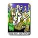 Londons Times Funny Cat Cartoons - Man-About-Town Tomcat - Light Switch Covers - sing...