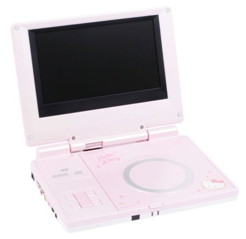 Childrens Toyshop  Toys : Hello Kitty Portable DVD Player