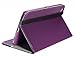 SUPCASE Samsung Galaxy Tab 3 8.0 inch Tablet Slim Hard Shell Leather Case with Auto Wake/Sleep - Purple, Multi-Angle Viewing, Business Card Holder