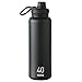 Takeya Stainless Steel Double Wall Insulated Water Bottle Twin Pack Teal/Silver - 40 Oz