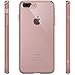 iPhone 7 Plus Case, LK [Air Hybrid] Ultra Slim Shockproof Crystal Clear Back Protective Case + TPU Bumper Cover for Apple iPhone 7 Plus (Rose Clear)
