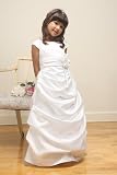 K1187a NEW White Flower Girl Communion Pageant Wedding Dress Size 4 to 16 416NyeK5GmL. SL160 K1187a NEW White Flower Girl Communion Pageant Wedding Dress Size 4 to 16