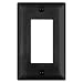 OnQ legrand WP1205-BK 1-Gang Decorator Wall Plate, Black