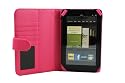 Aquarius Executive Pro Book Wallet Case/Cover/Folio for Amazon Kindle Fire with Free Bonus Screen Protector - Pink