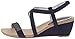 Anne Klein Womens Jasia Open Toe Strappy Wedge Sandals