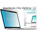 Kuzy - Retina 13-Inch CLEAR Screen Protector Film for MacBook Pro 13.3" with Retina Display A1502 and A1425 (NEWEST VERSION) - CLEAR