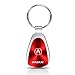 AU-TOMOTIVE GOLD Tear Drop Key Chain for Acura RDX (Red)