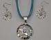 Texas Star with Blue Rhinestones Jewelry Set